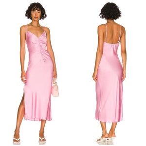 ASTR The Label Valinda Dress in Pink Orchid Size S